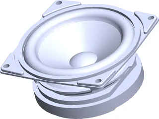 Speaker 3D Model preview