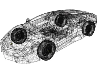 Lamborghini Reventon (2008) 3D Model preview