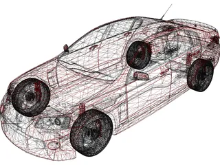 Holden Commodore HSV 3D Model preview