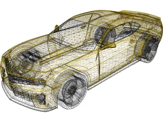 Chevrolet Camaro ZL1 (2012) 3D Model preview