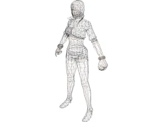 Jennifer 3D Model preview
