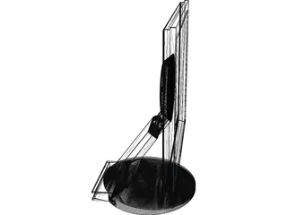 Samsung Monitor 3D Model preview