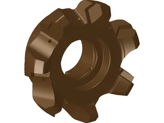 Face Mill 3D Model preview