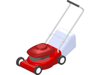 Lawn Mower 3D Model preview