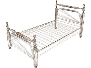 Bed 3D Model preview