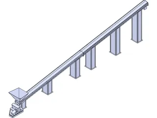 Helix Conveyor 3D Model preview