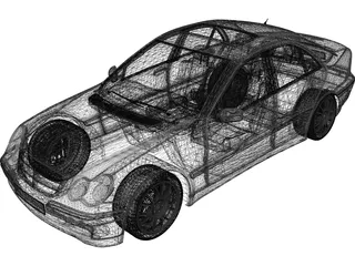Mercedes-Benz C-Class 3D Model preview