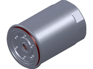 Oil Filter 3D Model preview