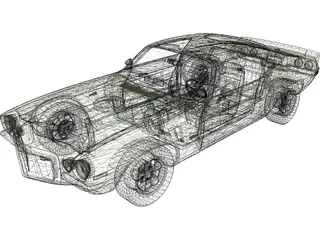 Chevrolet Camaro Z28 3D Model preview