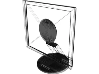 Samsung SyncMaster 173P Monitor 3D Model preview