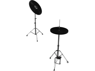 Marshall Portable Hi Hat 3D Model preview