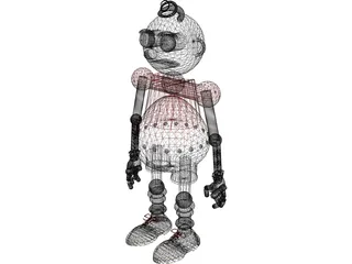Roboboy Toy 3D Model preview