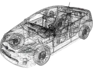 Toyota Prius (2010) 3D Model preview