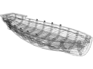 Lifeboat 3D Model preview
