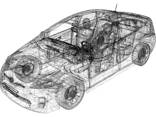 Toyota Prius (2010) 3D Model preview