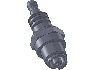 Spark Plug 3D Model preview