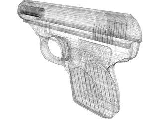 Sterling 22 Pistol 3D Model preview