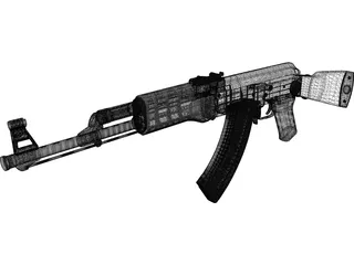 AK-47 3D Model preview