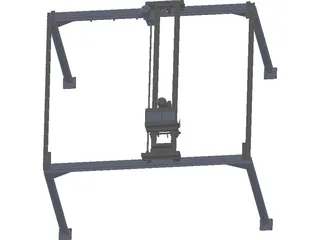 Underslung Crane 3D Model preview