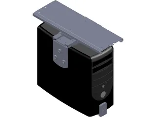 PC Desktop Case 3D Model preview
