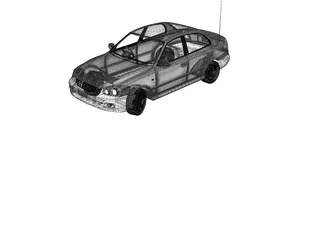 Hyundai Accent (2000) 3D Model preview