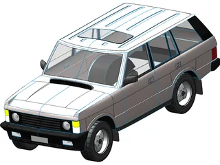 Range Rover Classic 3D Model preview