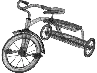 Tricycle 3D Model preview