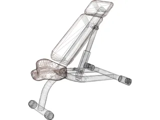 Adjustable Workbench 3D Model preview