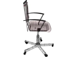 Office Chair 3D Model preview