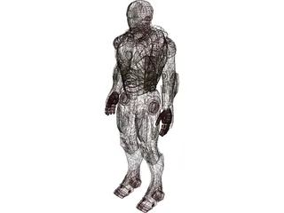 Iron Man Mk VII 3D Model preview