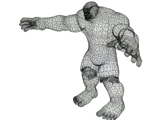 Hulk 3D Model preview
