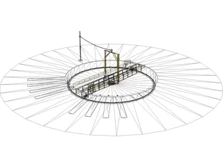 Pit Spinner 3D Model preview