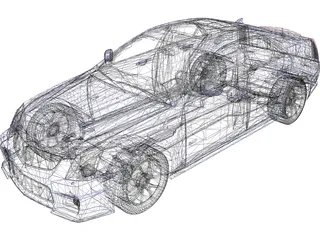 Cadillac CTS-V 3D Model preview