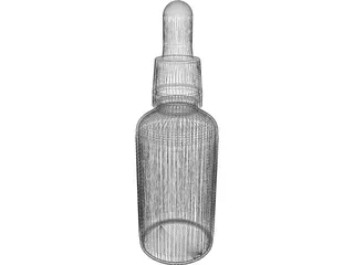 Medicine Bottle 3D Model preview