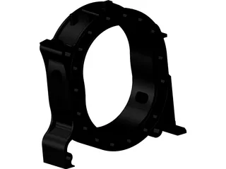 Mazda Rotary Housing 3D Model preview