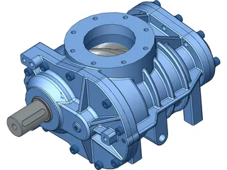 Screw Compressor 3D Model preview