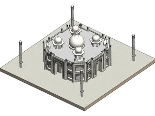 Taj Mahal 3D Model preview