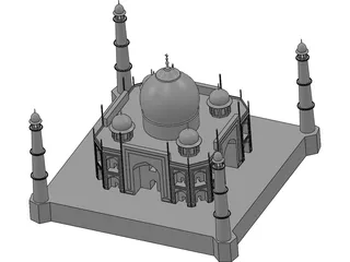 Taj Mahal 3D Model preview