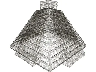 Chichen Itza Pyramid 3D Model preview