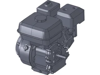 Honda GX200 Engine 3D Model preview