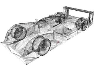 Bentley EXP Speed 8 (2002) 3D Model preview