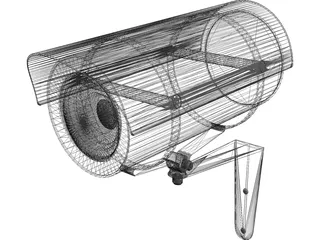 Security Camera 3D Model preview
