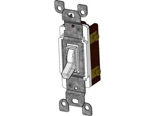 Light Switch 3D Model preview