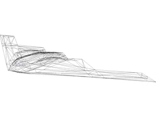 B-2 Spirit 3D Model preview