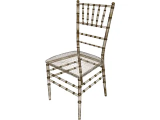 Chiavari Tiffany Chair 3D Model preview