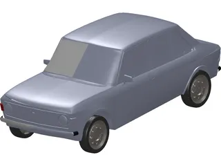 Zastava 101 3D Model preview