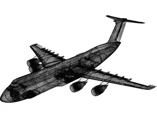 Lockheed C-5 Galaxy 3D Model preview