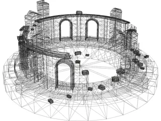 Ruins 3D Model preview