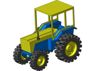 Tractor 3D Model preview