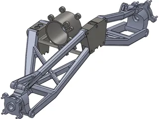 Polaris Outlaw 500 Rear Suspension 3D Model preview
